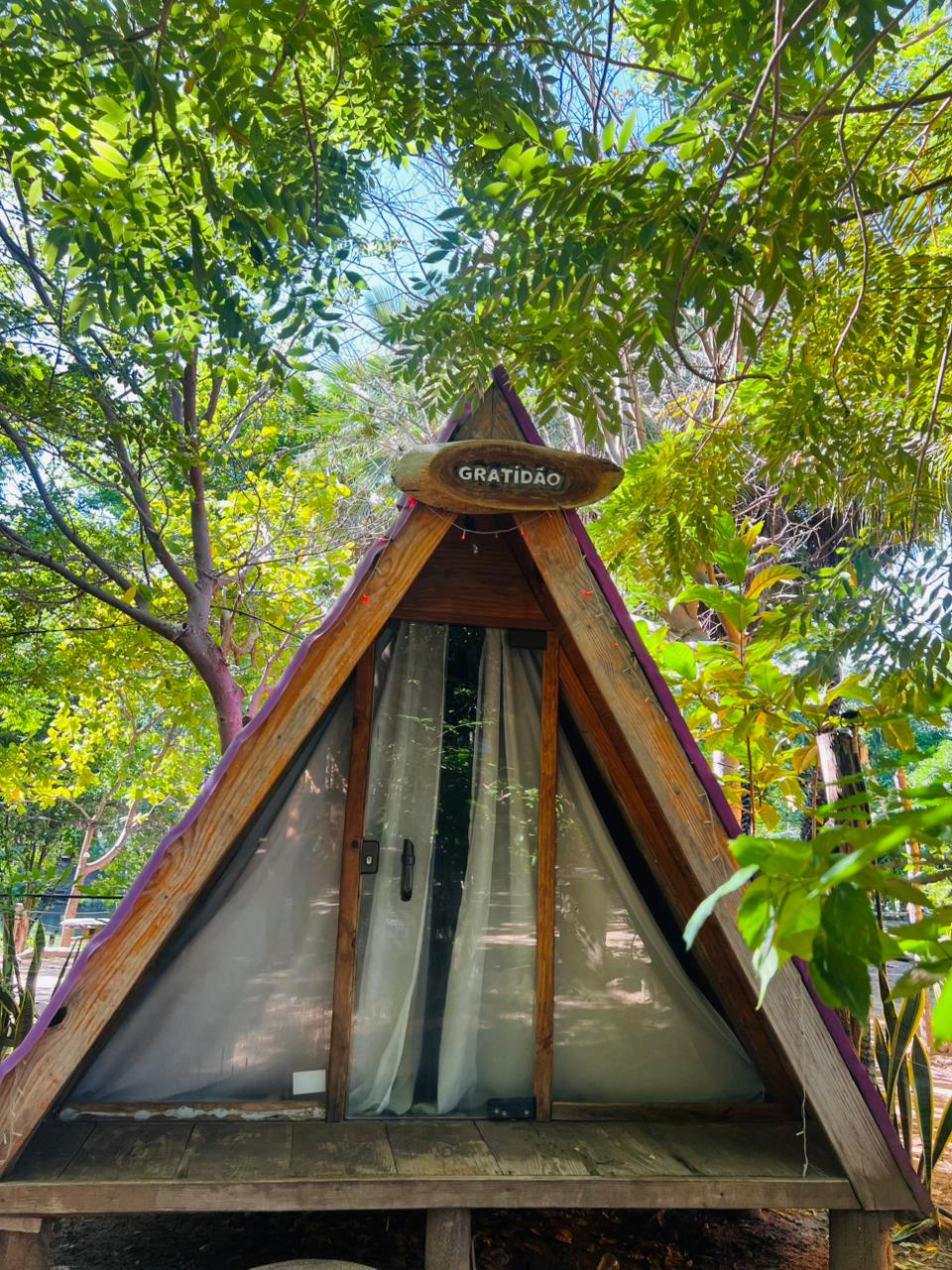 Cabana Gratidão na Fazenda Canto das Águas